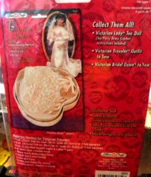 3032 VICTORIAN TRAVELER FIBRE CRAFT EZ SEW TRAVEL OUTFIT COAT, SKIRT, CROCHET TEA DRESS